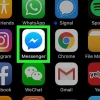Vee beelde in facebook messenger uit