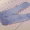 Neem die grootte van jeans