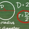 Berekening van die radius van 'n sirkel