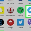 Tik vetgedrukte teks op telegram op android