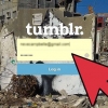 Skep 'n pasgemaakte bladsy op tumblr
