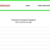 Vee 'n doordash-rekening uit