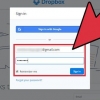 Vee 'n dropbox-rekening uit