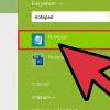 Skep 'n eenvoudige webblad met windows notepad