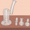 Maak 'n glas bong skoon
