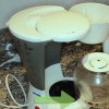 Een koffiezetapparaat schoonmaak