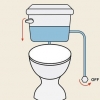 Maak 'n lopende toilet reg