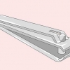 Gebruik 'n naelknipper