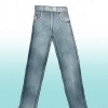 Bleik jeans met bleikmiddel
