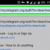 Vee 'n telegram-rekening op android uit