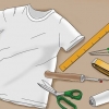 Sny 'n v-nek in 'n t-hemp