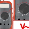 Gebruik 'n voltmeter