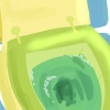 Maak 'n toilet oop wanneer jy 'n toiletrol gespoel het