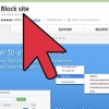 Blokkeer 'n webwerf in google chrome