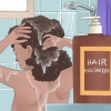 Met gesonde afro-hare
