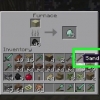 Maak glas in minecraft
