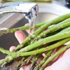 Groene asperges berei