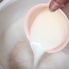 Havermout bereid met melk