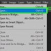 Gebruik die warp tool in photoshop