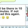 Bemoedig iemand met 'n sms