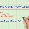 Bereken kinetiese energie