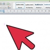 Voeg kolomme in ms word by