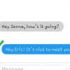 Reageer op mans op tinder