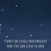 Soek planete in die naghemel