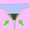 Verwyder skaamhare rondom die vagina