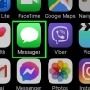 Vee teksboodskappe op 'n iphone uit