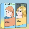 Gaan van blond na rooi hare