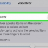Skakel voiceover op jou iphone af