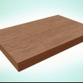 Pas prente op hout toe met mod podge