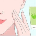 Gebruik aloe vera gel op jou gesig