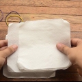 Maak blomme van toiletpapier