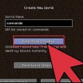 Gebruik command blocks in minecraft