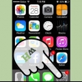 Dra kontakte oor na 'n iphone