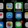 Voeg kontakte op 'n iphone by