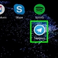 Vind kontakte in telegram op android