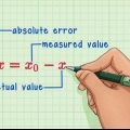 Bereken die absolute fout