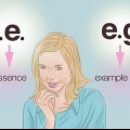 Die afkortings i.e. En e.g. Gebruik in engels