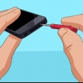 Verwyder die battery van jou iphone
