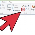 Verander die grootte van die uitveërnutsding in microsoft 7 paint