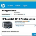 Koppel die hp laserjet 1010 aan windows 7
