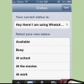 Verander die lettergrootte op whatsapp