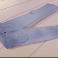 Neem die grootte van jeans