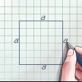 Bereken die oppervlakte van 'n vierkant deur die diagonaal te gebruik
