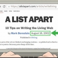 Vind 'n webwerf se publikasiedatum