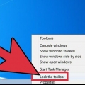 Verander die lessenaar taakbalk in windows