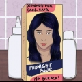 Kleur donker hare blou sonder om te bleik